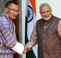 Modi with Bhutan PM